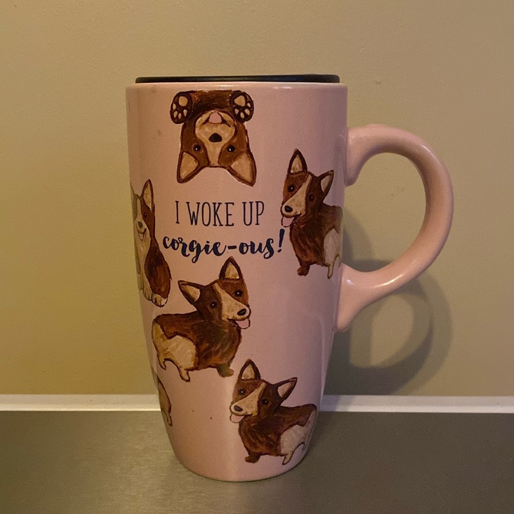 I Woke Up Corgie-Ous Travel Mug